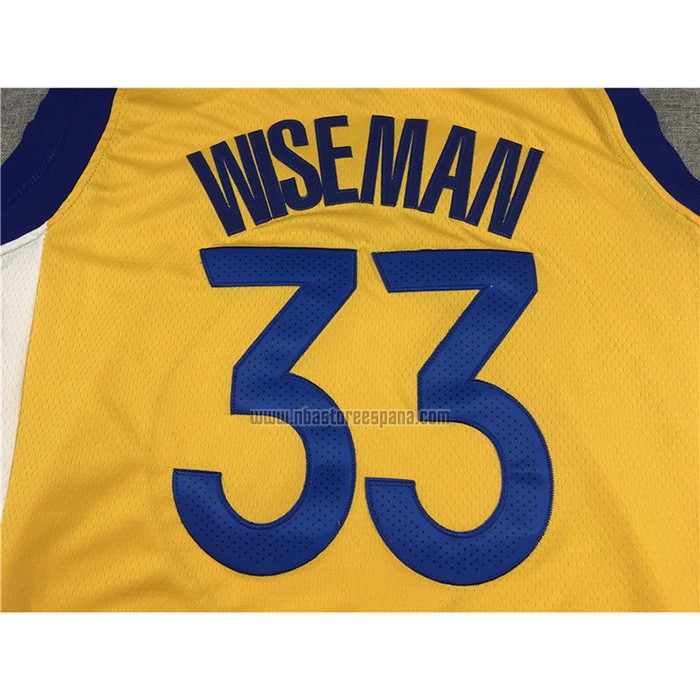 Camiseta Golden State Warriors James Wiseman NO 33 Statement 2020 Amarillo